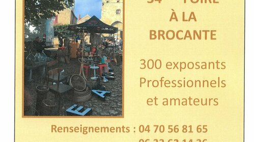 Brocante du Dimanche 30 Avril 2023